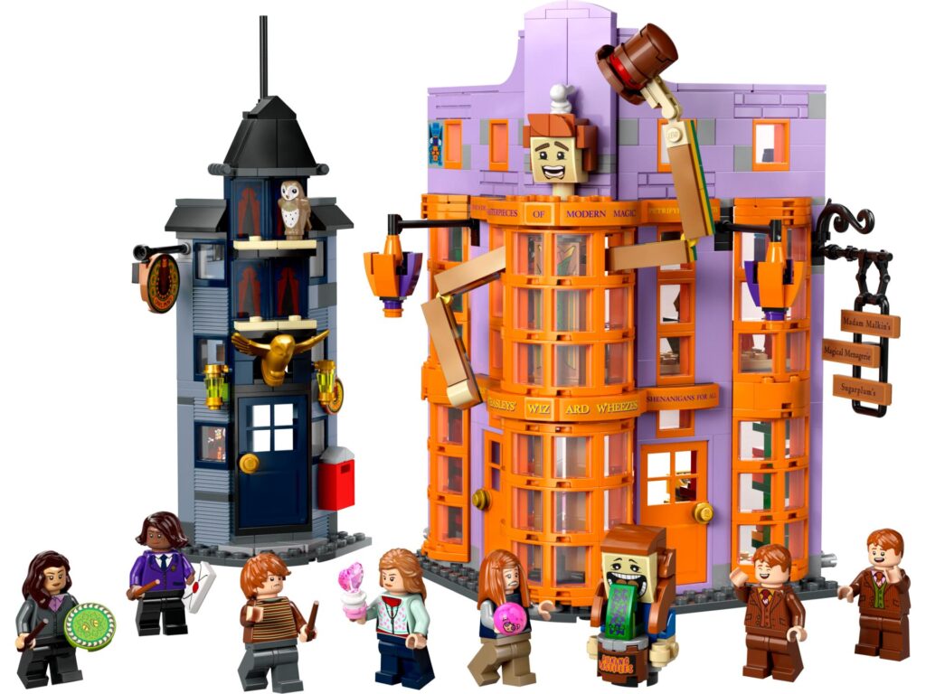 LEGO Harry Potter 76422 Winkelgasse: Weasleys Zauberhafte Zauberscherze | ©LEGO Gruppe