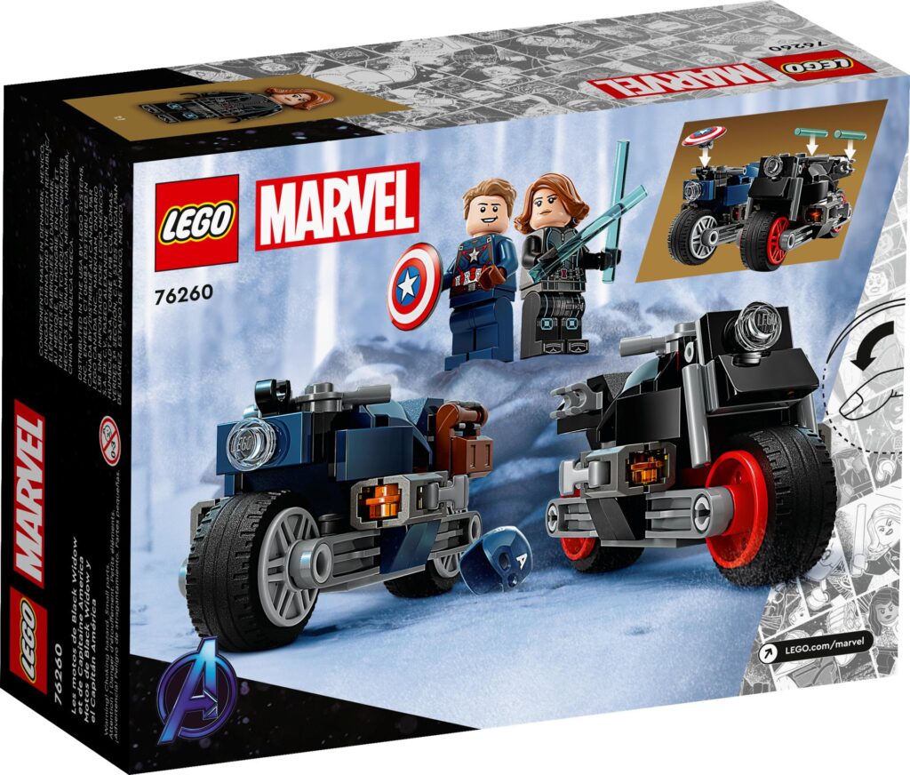 LEGO Marvel 76260 Black Widows & Captain Americas Motorräder | ©LEGO Gruppe