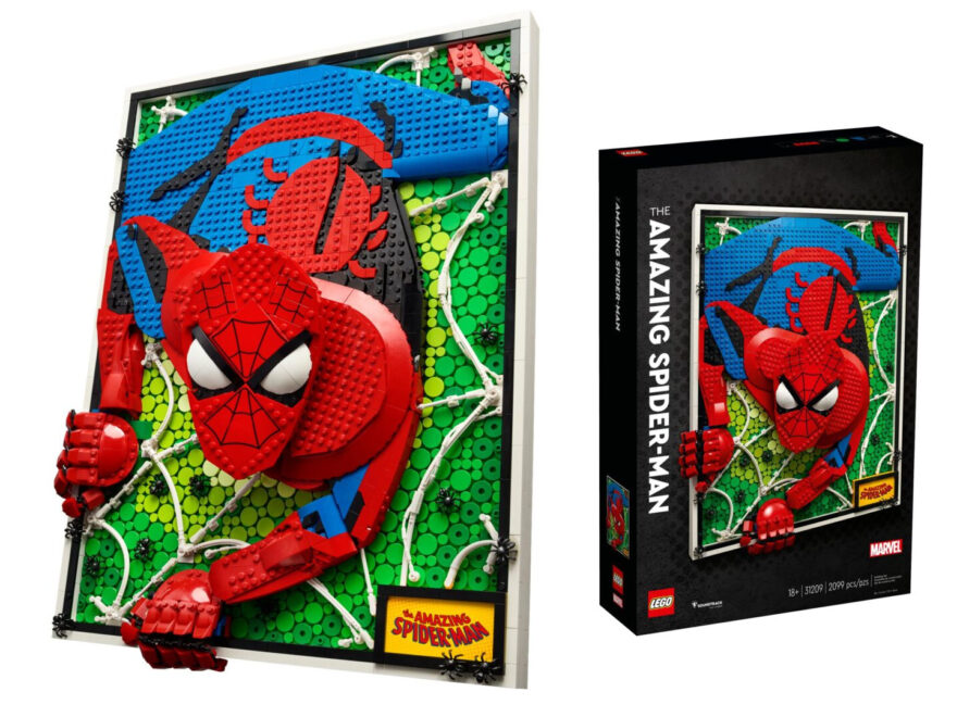 LEGO Art 31209 The Amazing Spiderman ab 1. August 2023 verfügbar