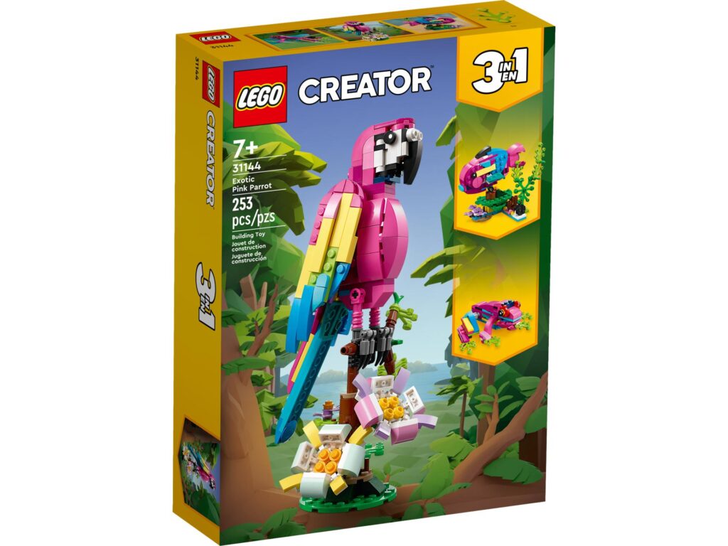 LEGO Creator 3-in-1-Sets 31144 Exotischer pinkfarbener Papagei | ©LEGO Gruppe