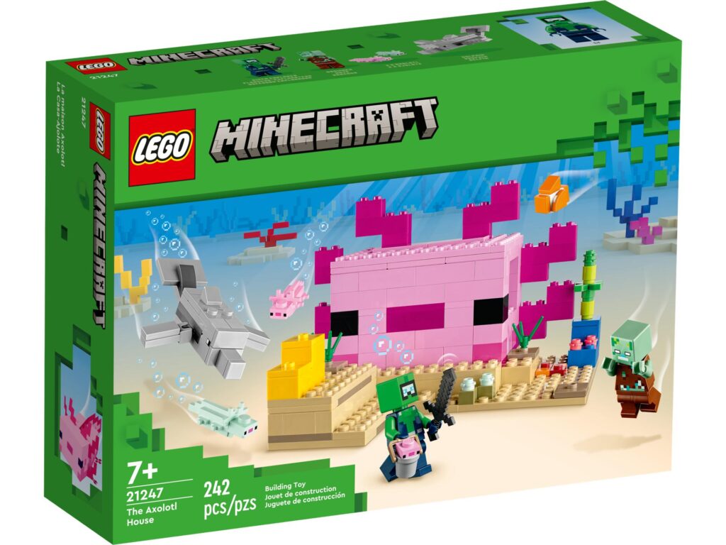 LEGO Minecraft 21247 Das Axolotl-Haus | ©LEGO Gruppe
