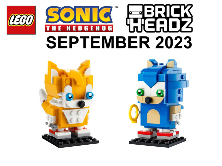 LEGO Sonic the Hedgehog Brickheadz ab 1. September 2023 verfügbar