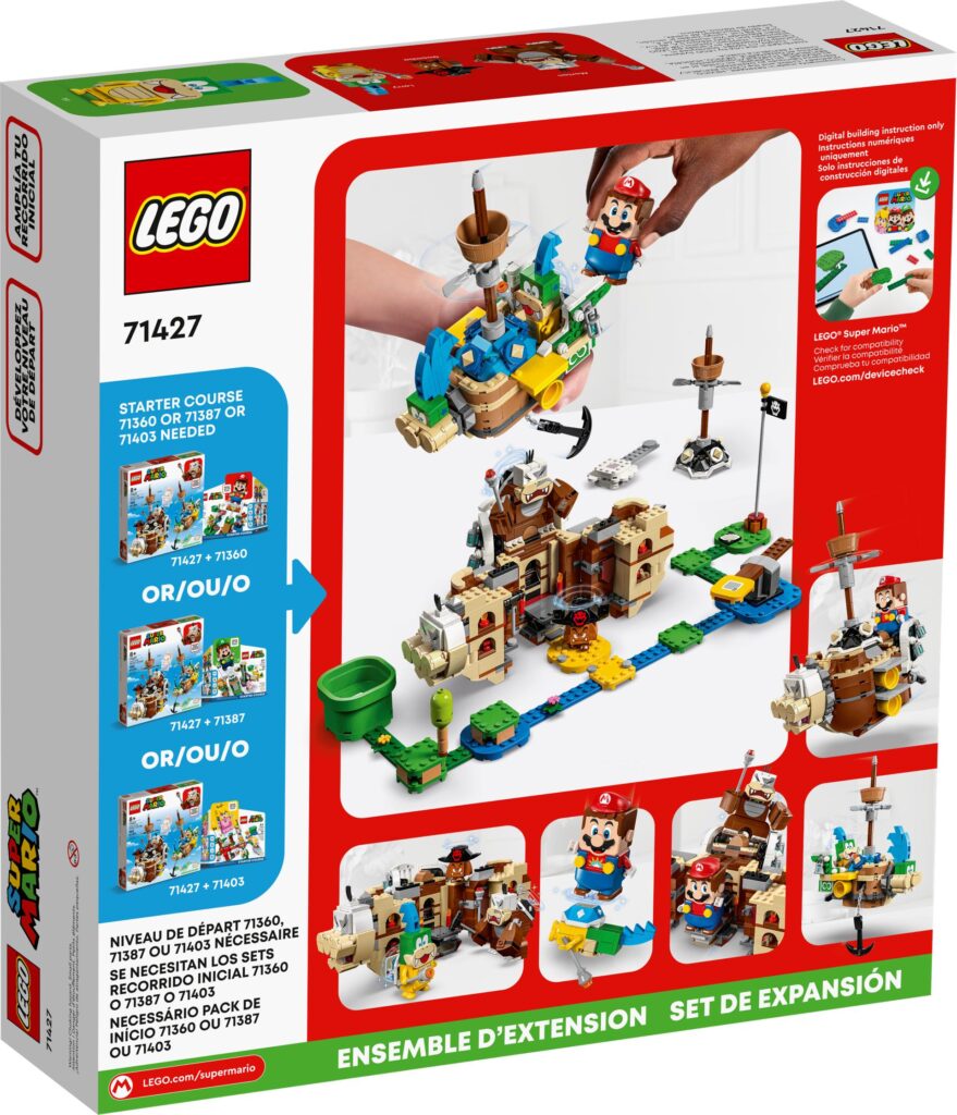 LEGO Super Mario 71427 Larry und Mortons Luftgaleeren – Erweiterungsset | ©LEGO Gruppe