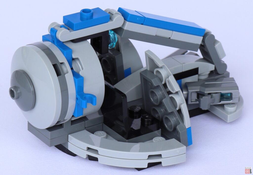LEGO 75359 - kleines Kanonenboot, hinten-rechts | ©Brickzeit