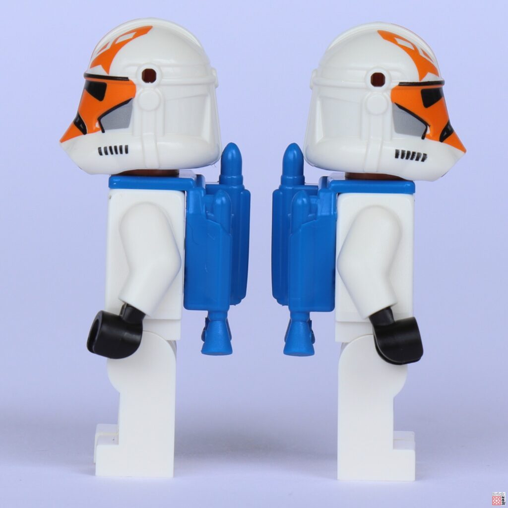Clone Trooper mit Jetpack, linke und rechte Seite | ©Brickzeit
