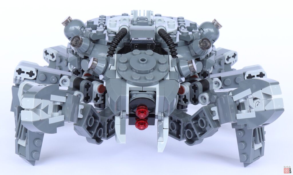 LEGO 75361 Spinnenpanzer, Vorderseite | ©Brickzeit