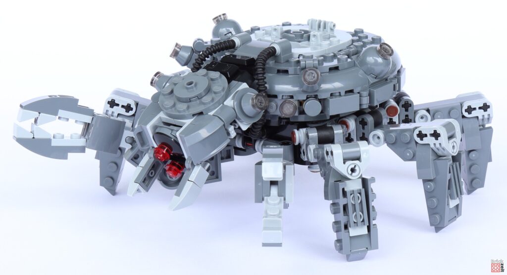 LEGO 75361 Spinnenpanzer, links-vorne | ©Brickzeit