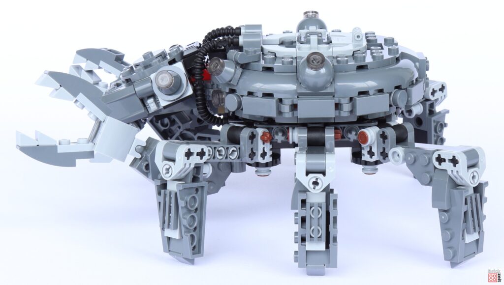 LEGO 75361 Spinnenpanzer, linke Seite | ©Brickzeit