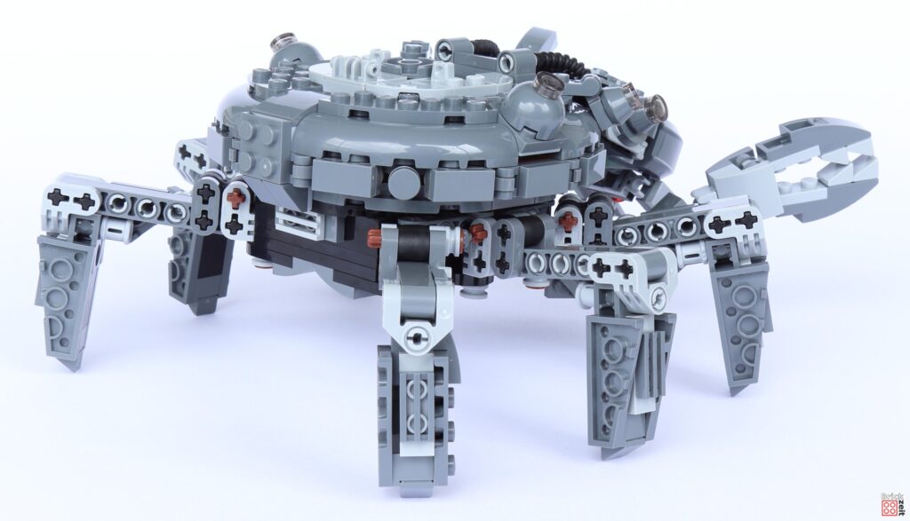 LEGO 75361 Spinnenpanzer, rechts-hinten | ©Brickzeit