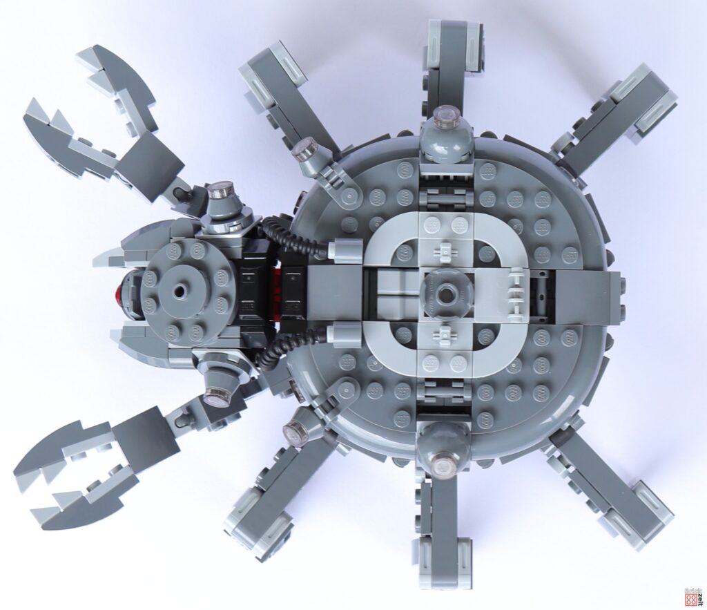 LEGO 75361 Spinnenpanzer von oben | ©Brickzeit