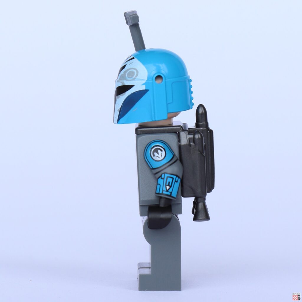 LEGO 75361 - Bo-Katan Kryze mit Helm, linke Seite | ©Brickzeit