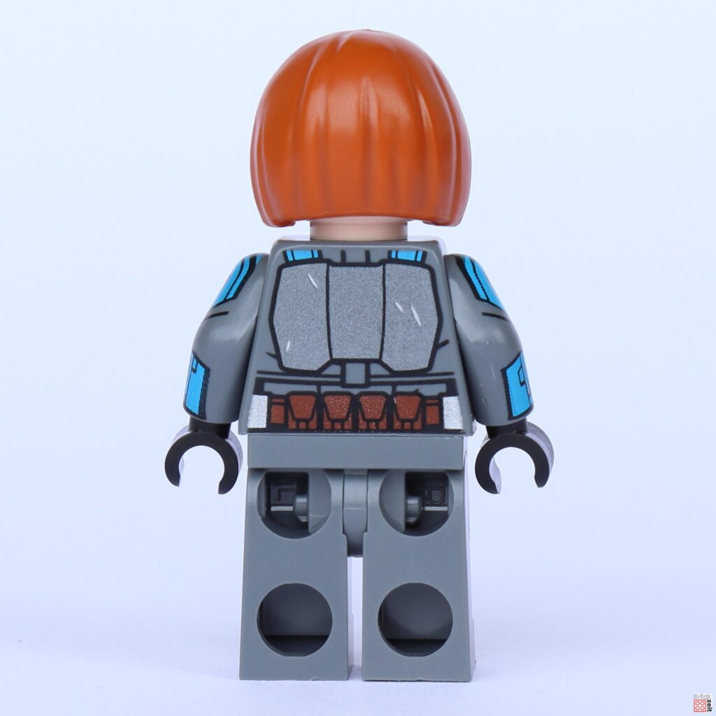 LEGO 75361 - Bo-Katan Kryze mit Haaren, Rückseite | ©Brickzeit