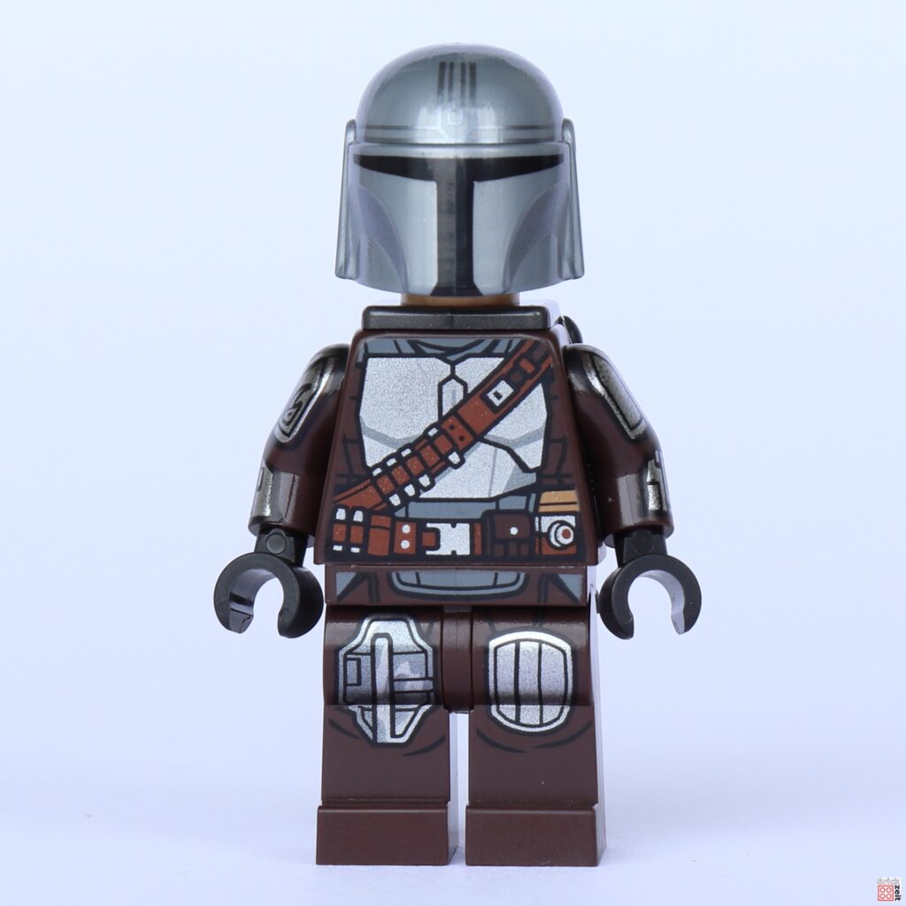 LEGO 75361 - The Mandalorian mit Helm, Vorderseite | ©Brickzeit