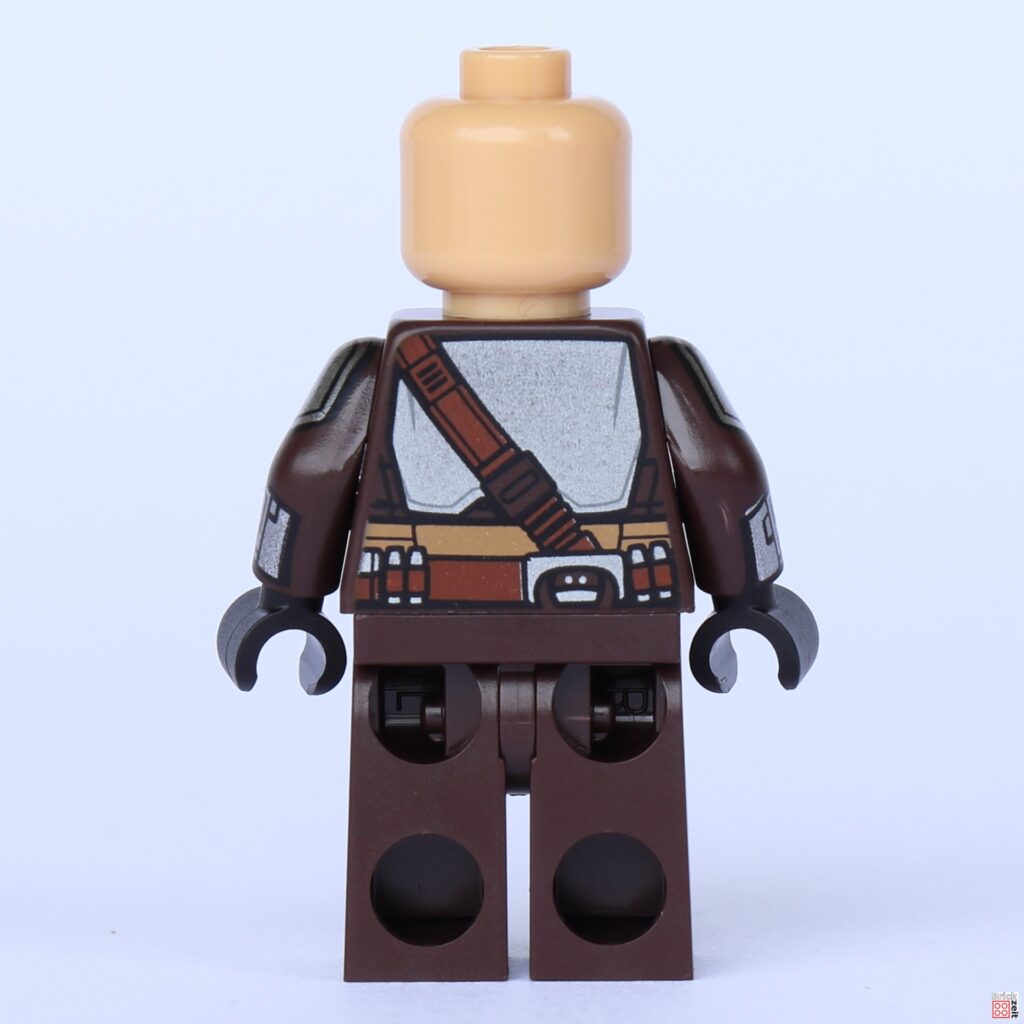 LEGO 75361 - The Mandalorian ohne Helm, Rückseite | ©Brickzeit