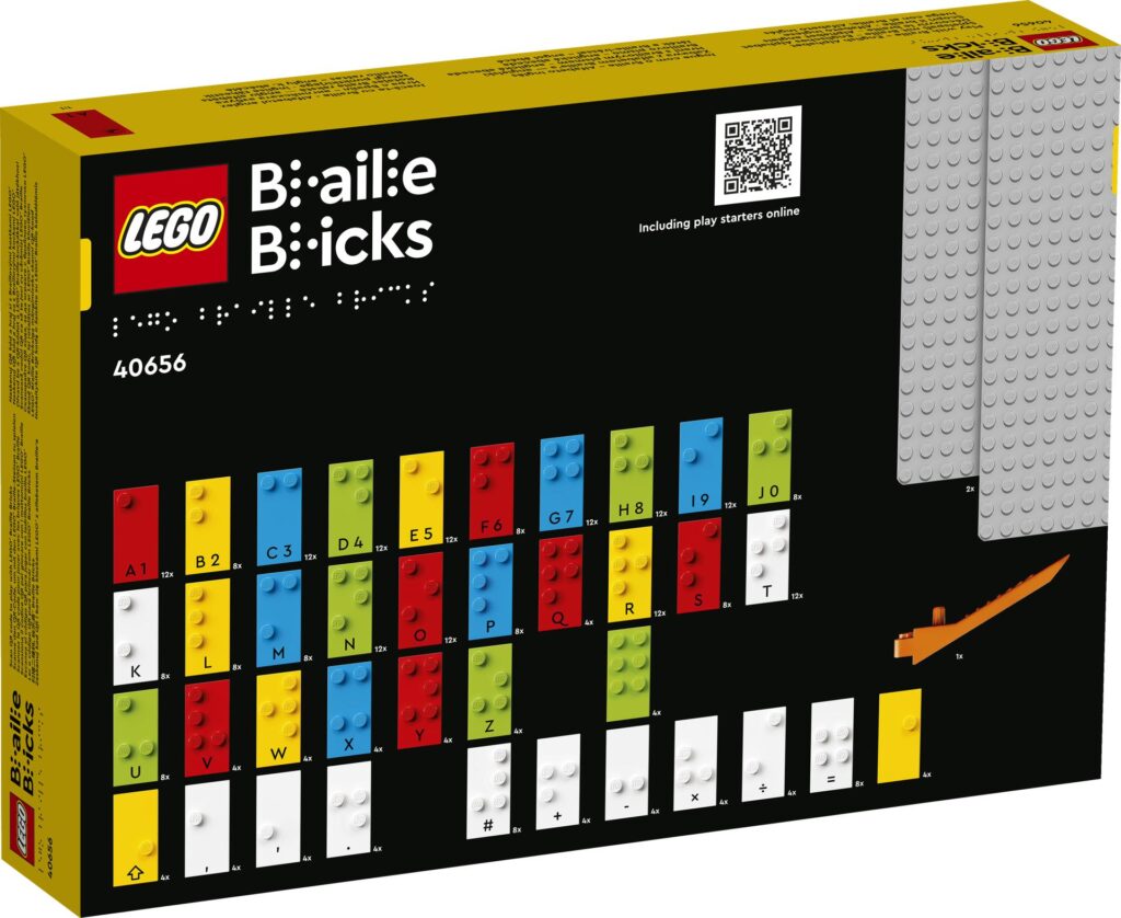 LEGO 40656 Play with Braille - Englisches Alphabet | ©LEGO Gruppe