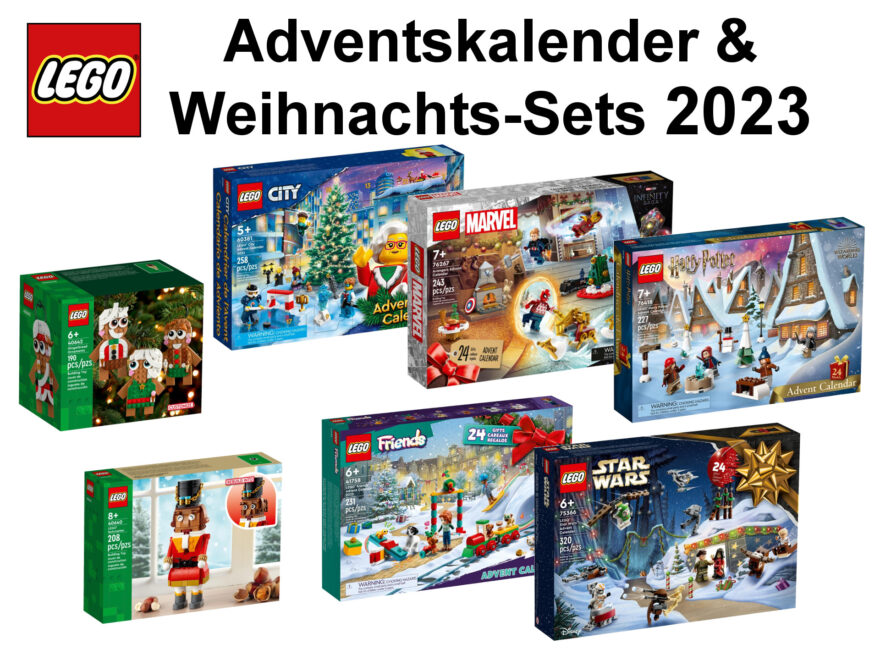 LEGO Adventskalender und Weihnachtssets 2023
