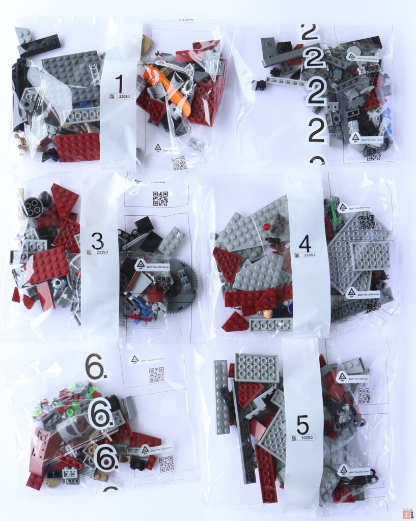 Bausteintütchen von LEGO Star Wars 75362 Ahsoka Tanos T-6 Jedi Shuttle | ©Brickzeit