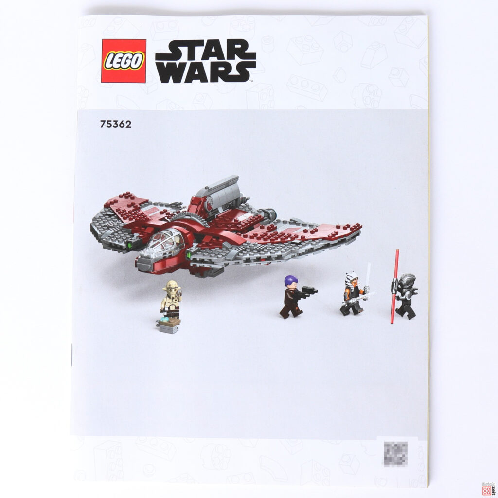Bauanleitung LEGO Star Wars 75362 Ahsoka Tanos T-6 Jedi Shuttle | ©Brickzeit