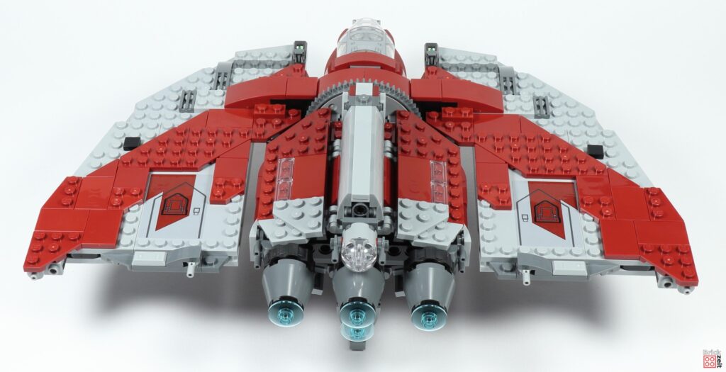 LEGO 75362 - Ahsokas Jedi Shuttle, hinten | ©Brickzeit