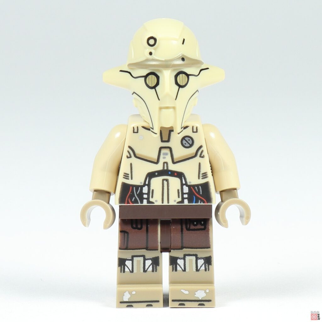 LEGO 75362 - Professor Huyang ohne Backpack, Vorderseite | ©Brickzeit