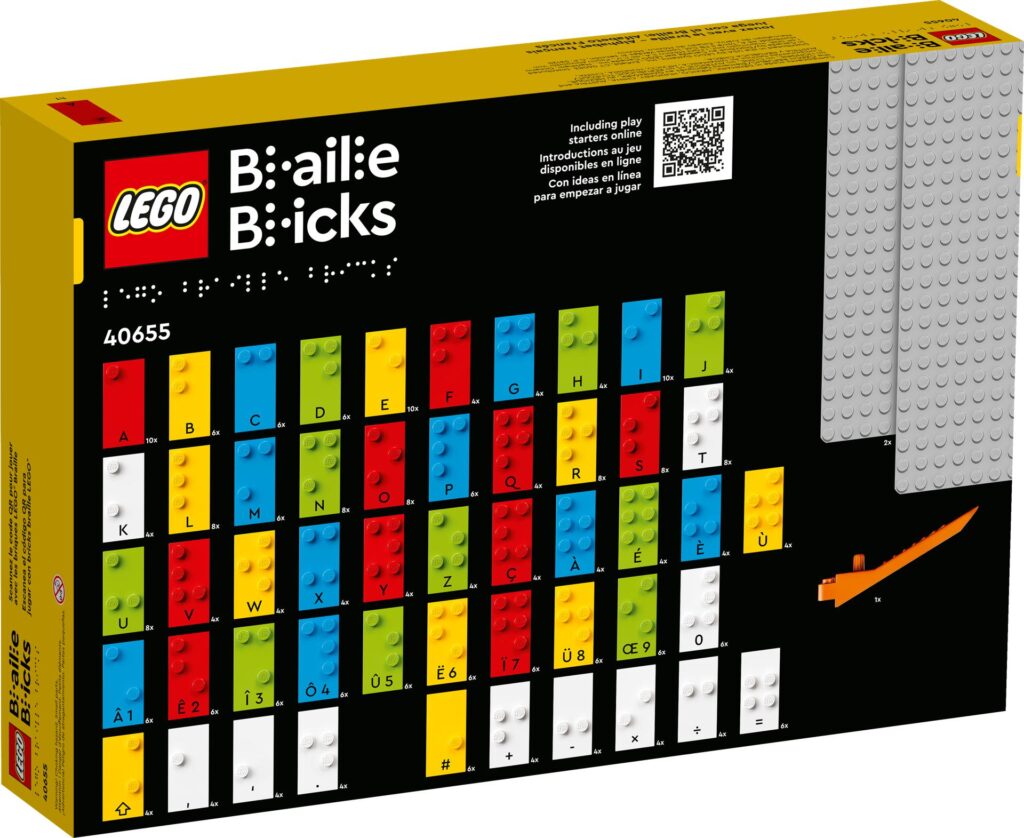 LEGO 40655 Spielspaß mit Braille - Französisches Alphabet | ©LEGO Gruppe