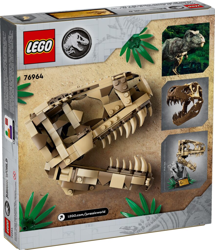 LEGO Jurassic World 76964 Dinosaurier-Fossilien: T.-rex-Kopf | ©LEGO Gruppe