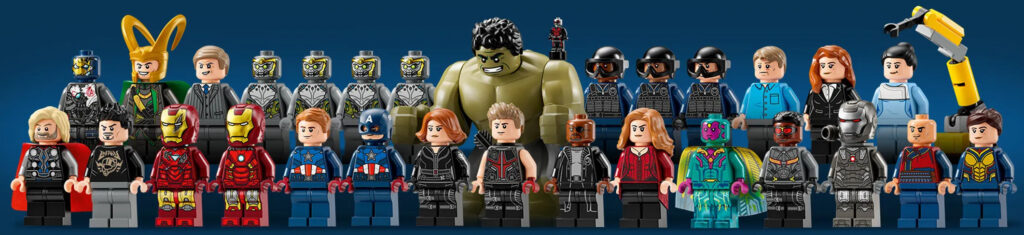 Minifiguren des LEGO 76269 Avengers Towers