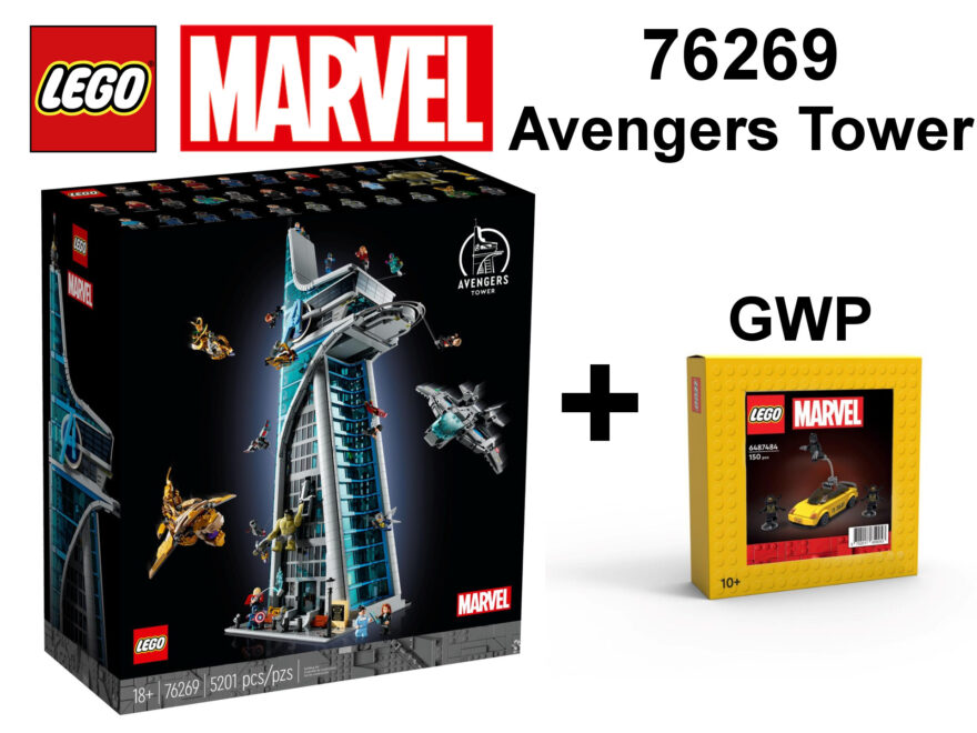 LEGO Marvel 76269 Avengers Tower & GWP ab 24.11.2023 01:00 Uhr verfügbar