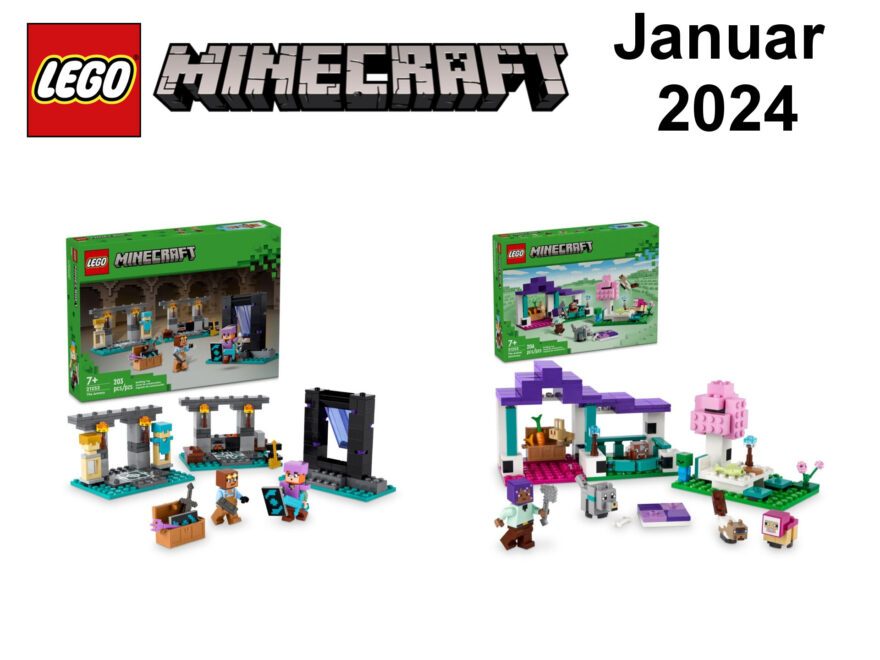 LEGO Minecraft Neuheiten Januar 2024