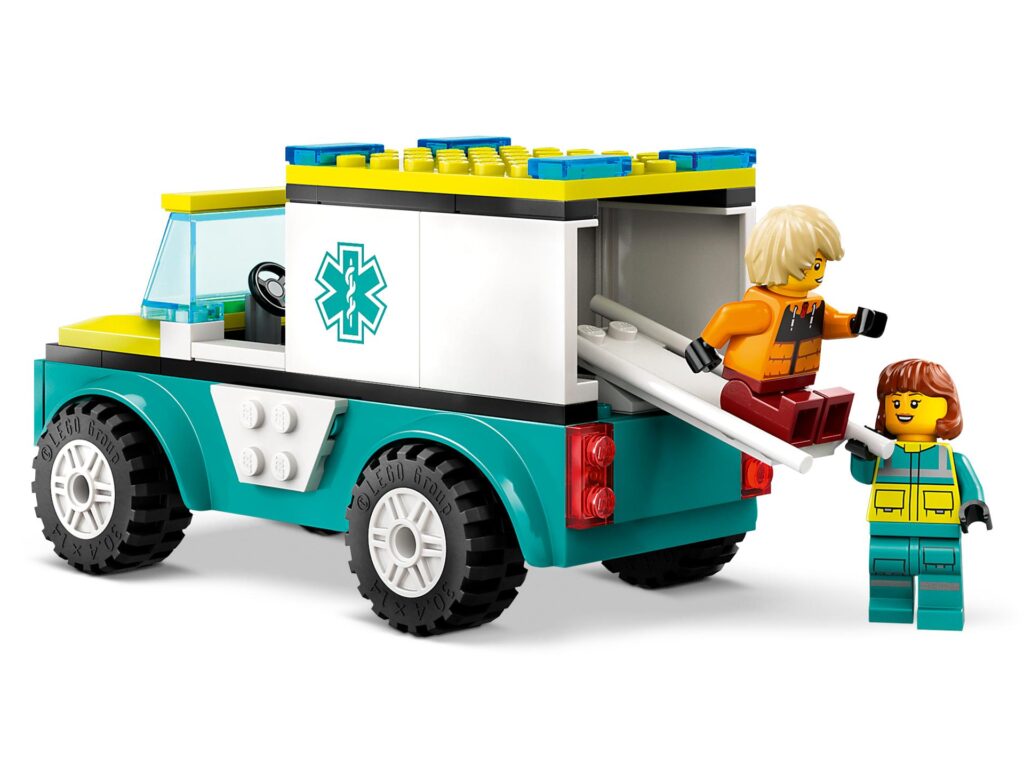 LEGO City 60403 Rettungswagen und Snowboarder | ©LEGO Gruppe