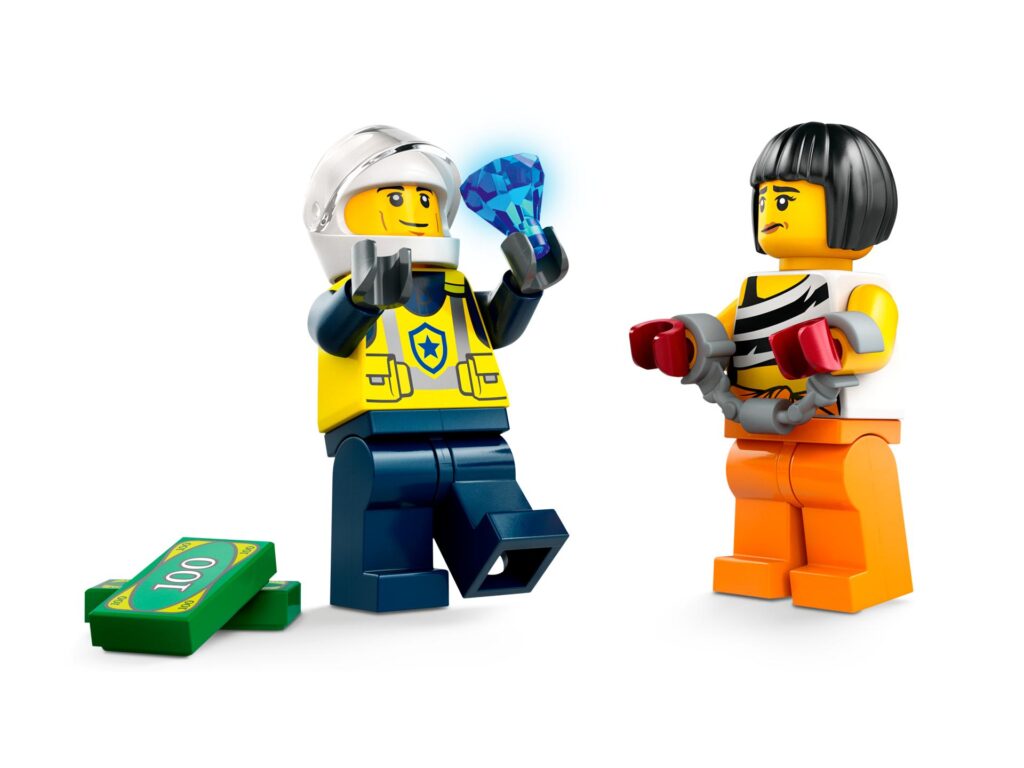 LEGO City 60415 Verfolgungsjagd mit Polizeiauto und Muscle Car | ©LEGO Gruppe