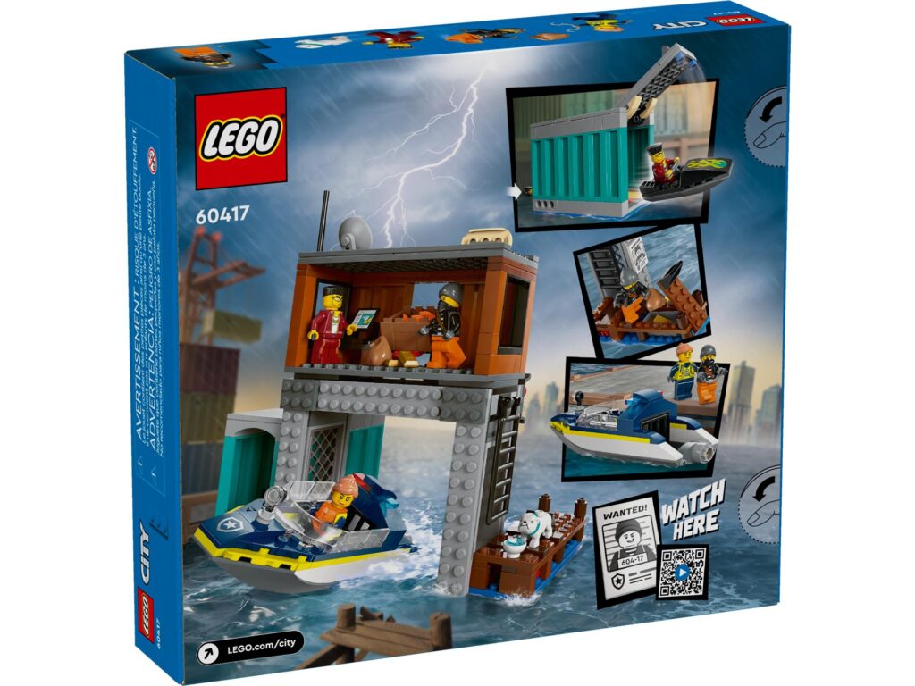 LEGO City 60417 Polizeischnellboot und Ganovenversteck | ©LEGO Gruppe