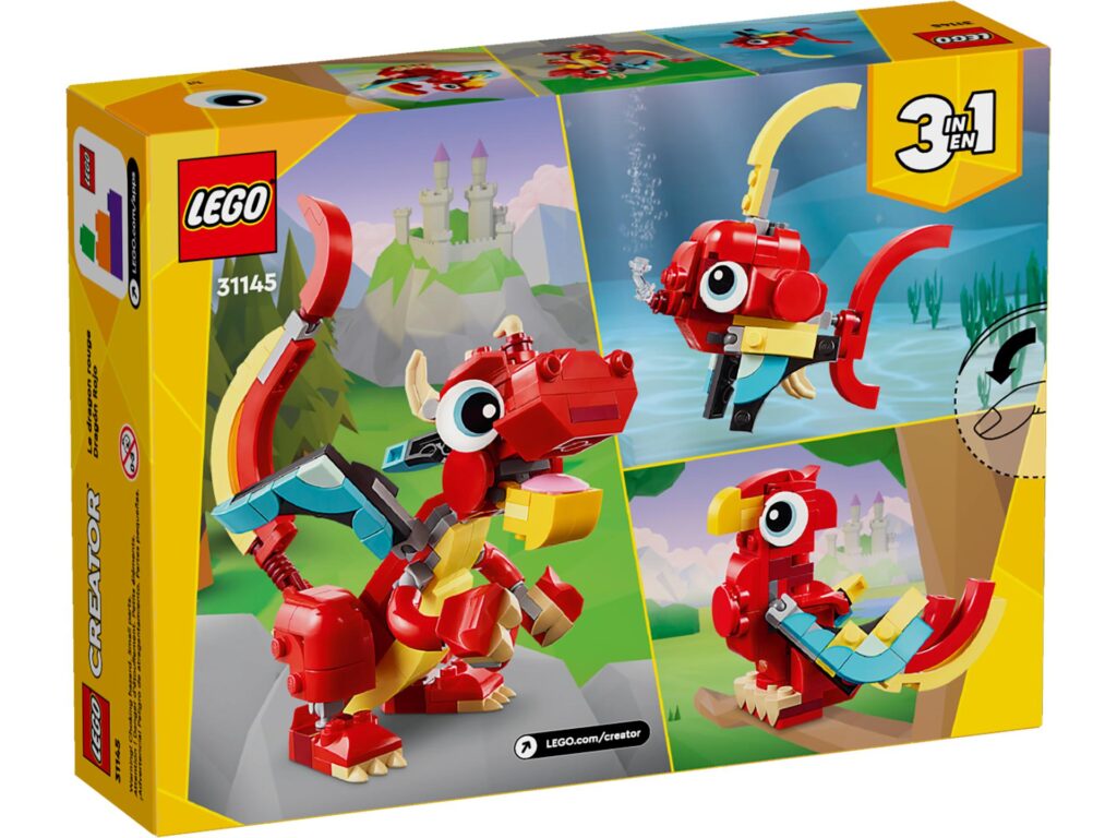 LEGO Creator 3-in-1-Sets 31145 Roter Drache | ©LEGO Gruppe