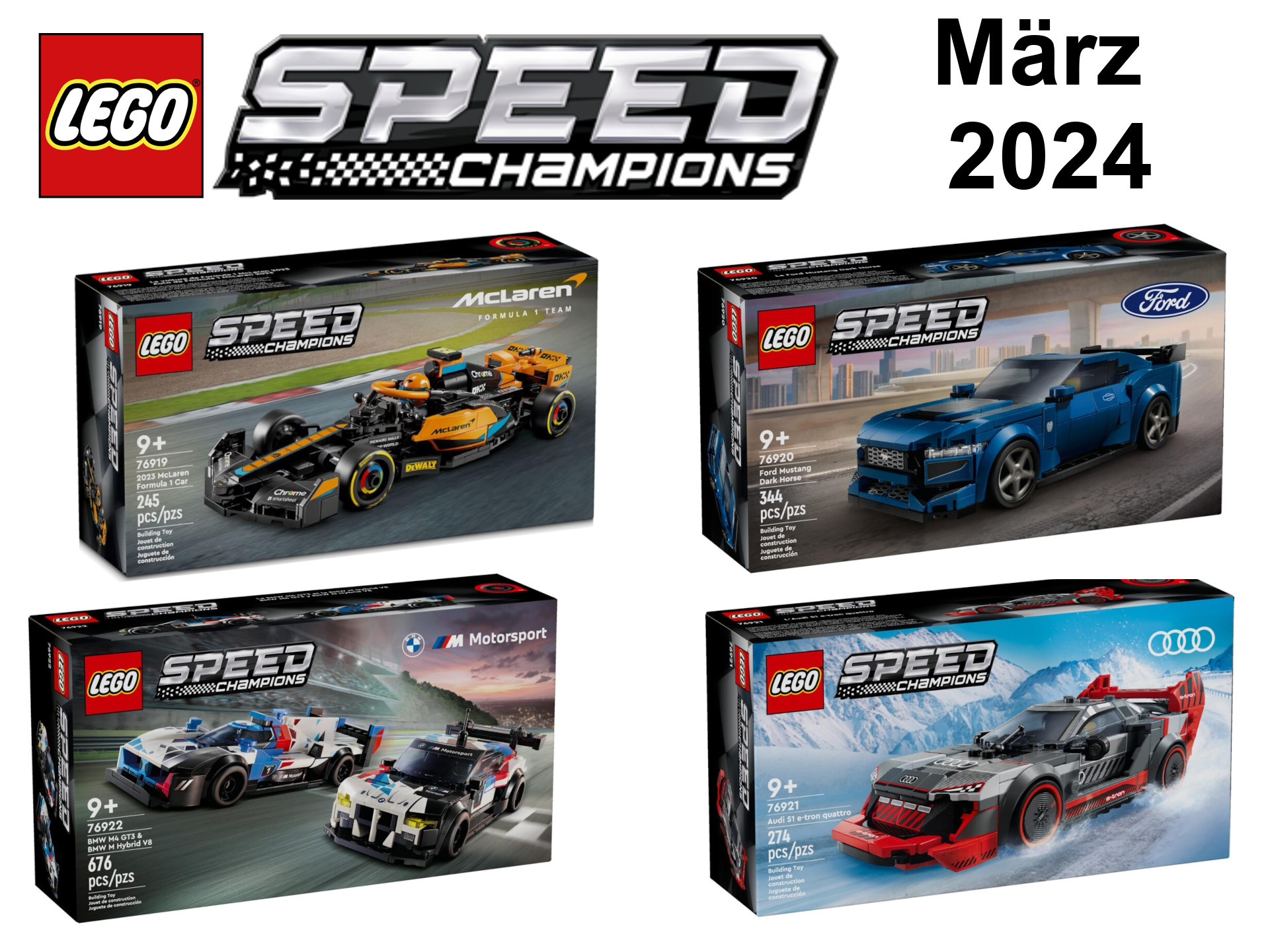 LEGO Speed Champions 2024 Neuheiten offiziell vorgestellt