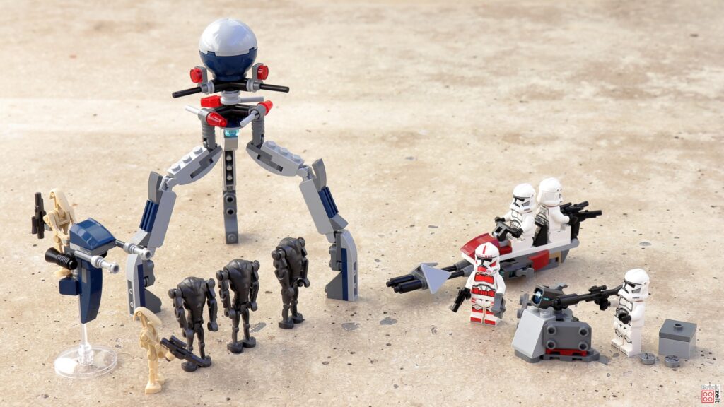 LEGO Star Wars 75372 Clone Trooper & Battle Droid - Battle Pack, komplettes Set | ©Brickzeit