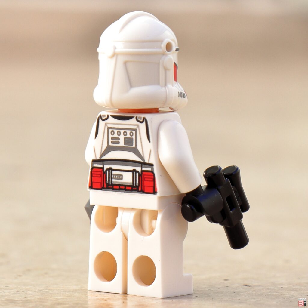 LEGO 75372 Clone Shock Trooper mit Blaster und Elektrofernglas | ©Brickzeit