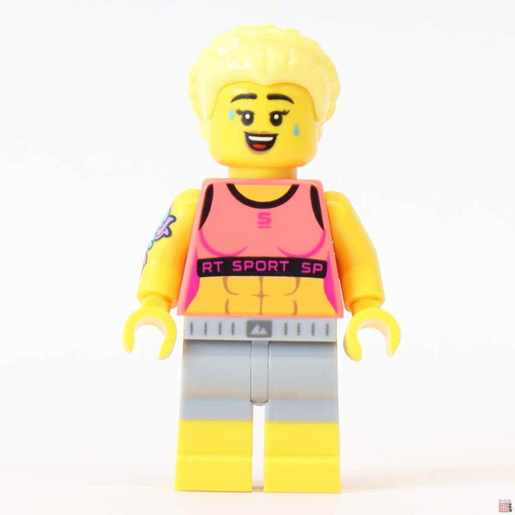 LEGO 71045 Fitnesstrainerin, Vorderseite | ©Brickzeit