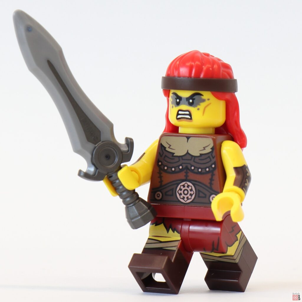 LEGO 71045 Barbarin mit Breitschwert | ©Brickzeit