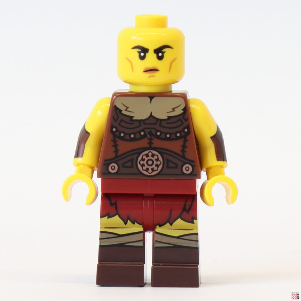 LEGO 71045 Barbarin ohne Haare, Vorderseite | ©Brickzeit