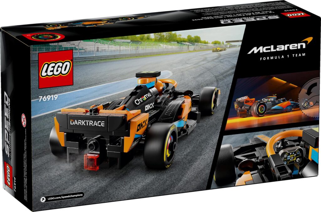 LEGO Speed Champions 76919 McLaren Formel-1 Rennwagen 2023 | ©LEGO Gruppe