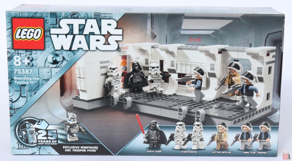 Packungsvorderseite - LEGO Star Wars 75387 Das Entern der Tantive IV | ©Brickzeit