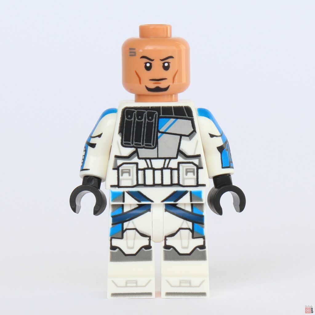 LEGO 75387 - Klonsoldat Fives ohne Zubehör, Vorderseite | ©Brickzeit