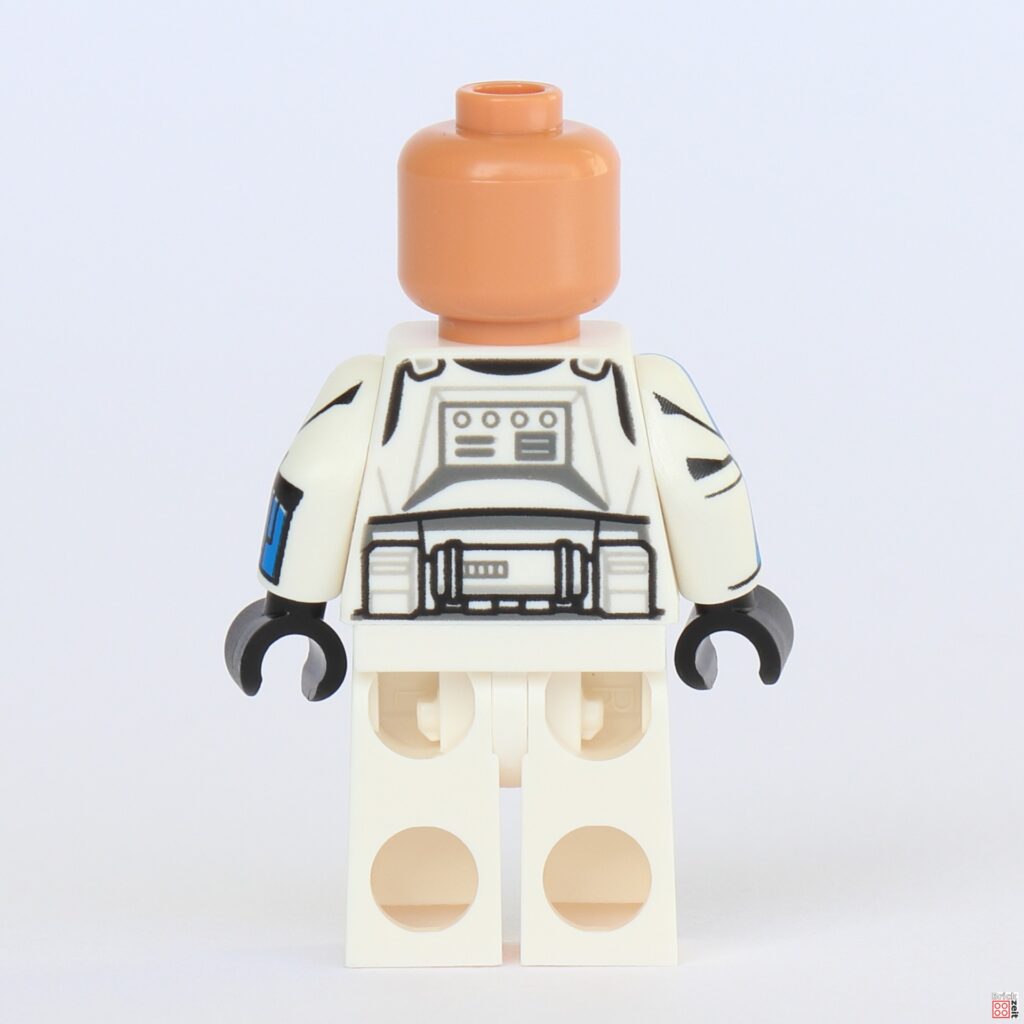 LEGO 75387 - Klonsoldat Fives ohne Zubehör, Rückseite | ©Brickzeit