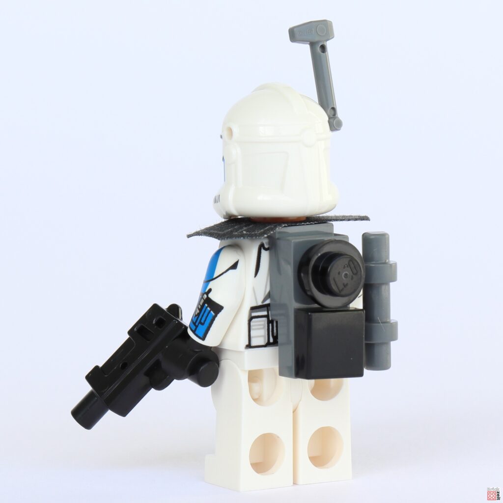 LEGO 75387 - ARC-Soldat Fives mit Blastern, Backpack und Schulter-Pauldron, Rückseite | ©Brickzeit