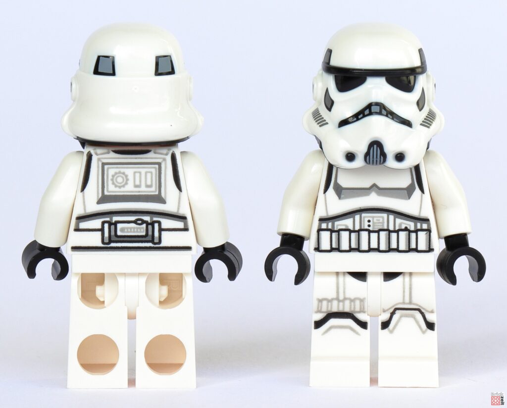 LEGO 75387 - Stormtrooper, Vorder- und Rückseite | ©Brickzeit