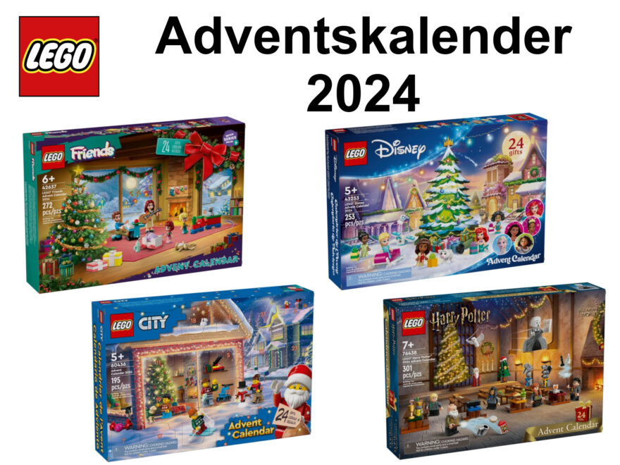 LEGO Adventskalender 2024 ab 1.9. verfügbar - Erste Bilder