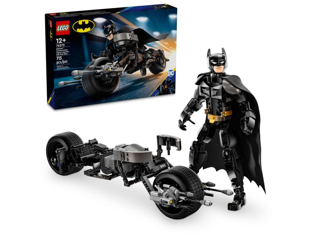 LEGO Batman 76273 Batman Baufigur mit dem Batpod | ©LEGO Gruppe