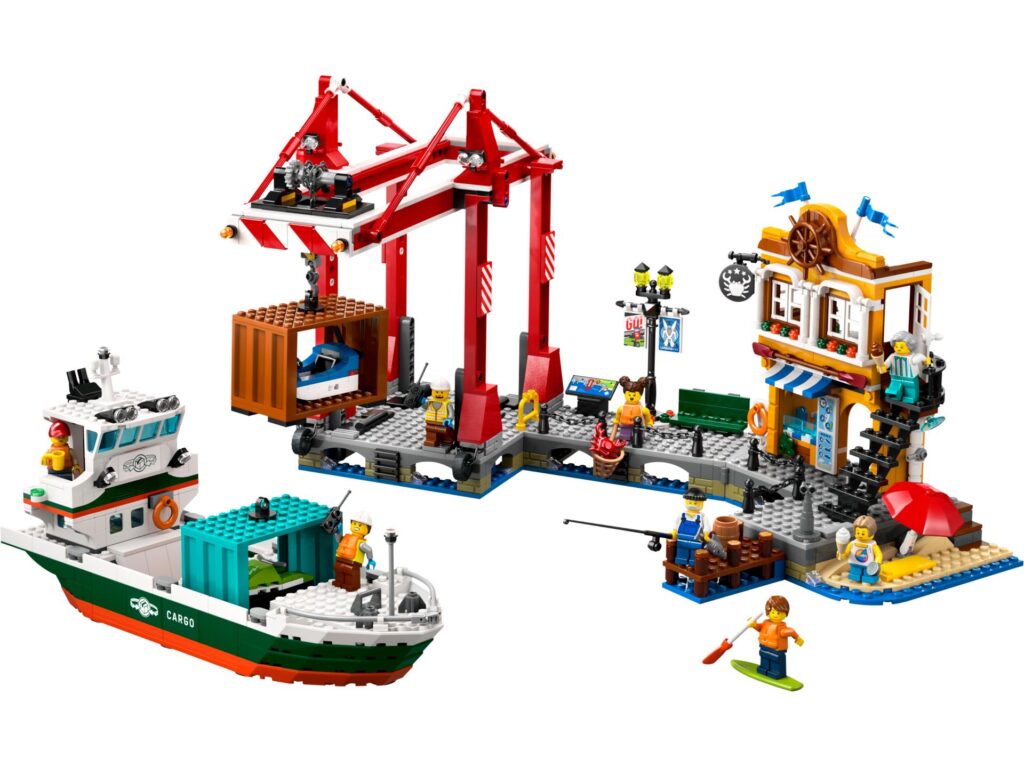 LEGO City 60422 Hafen mit Frachtschiff | ©LEGO Gruppe
