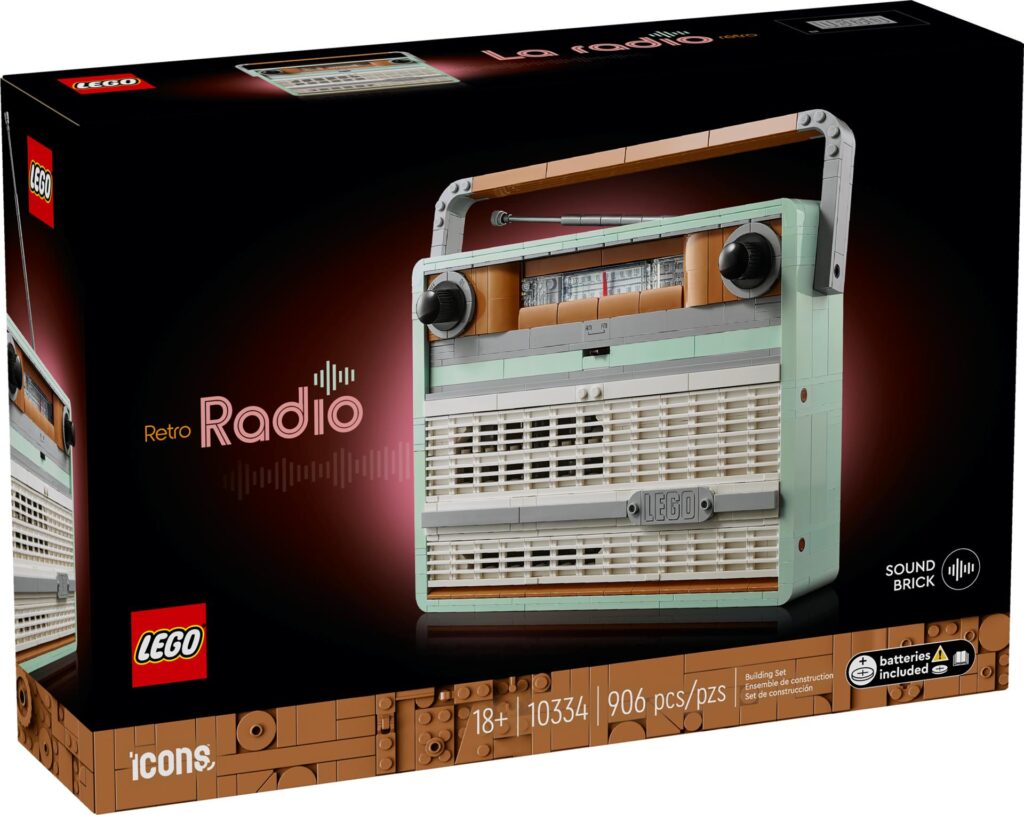 LEGO Icons 10334 Retro-Kofferradio | ©LEGO Gruppe