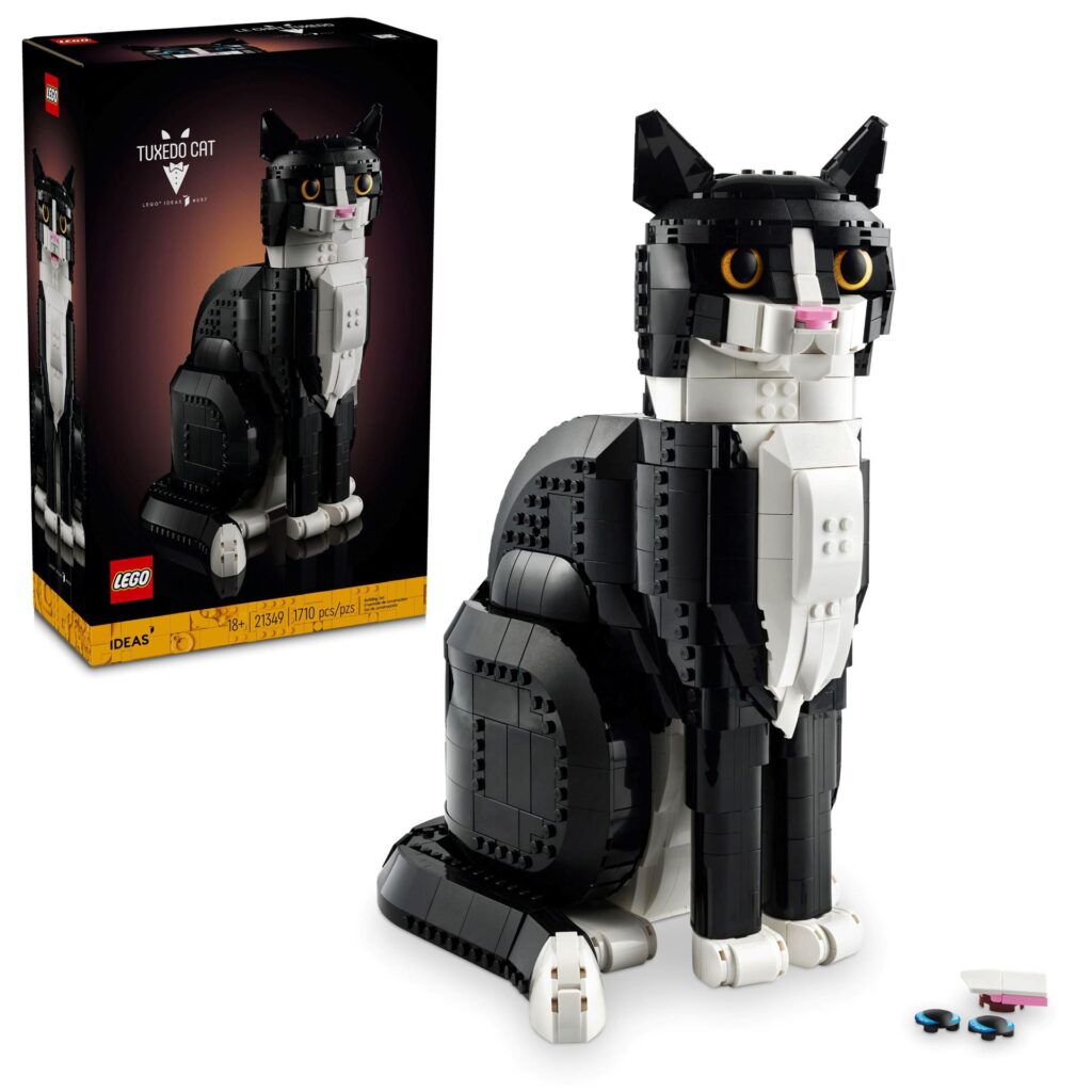 LEGO Ideas 21349 Schwarz-weiße Katze | ©LEGO Gruppe